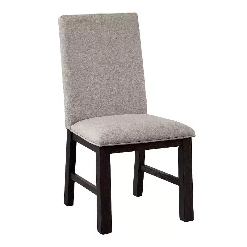 24/7 Shop At Home: Upholstered Dining Chairs with Foam Cushion & Wood Frame, Set of 2