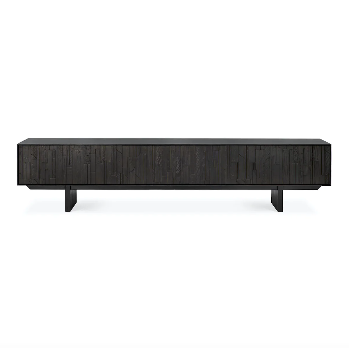 Dark brown Entertainment Cabinet for Living Room