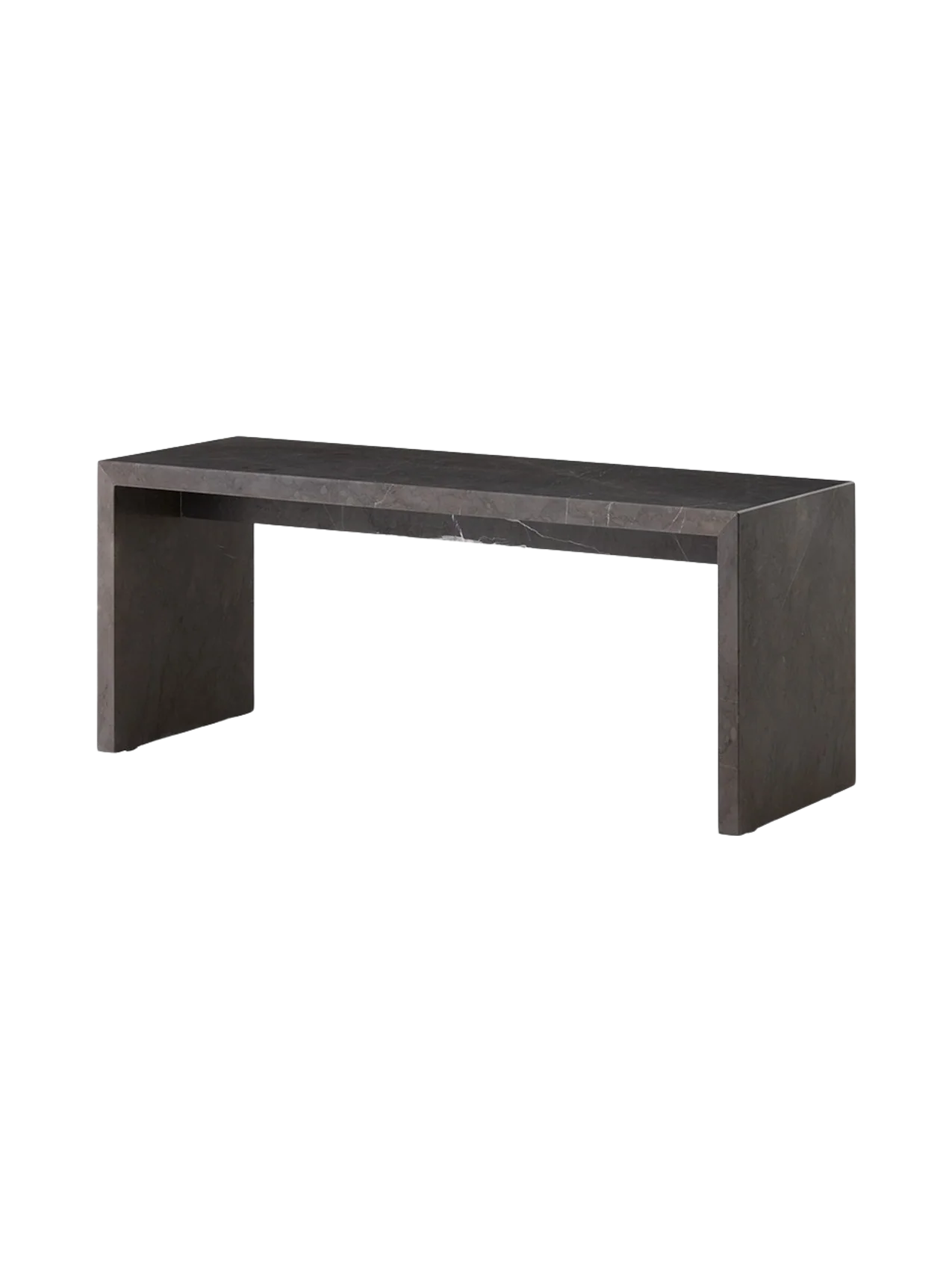 Minimalist Marble & Stone Bridge Lounge Table with Elevated Surface Design for Living Room