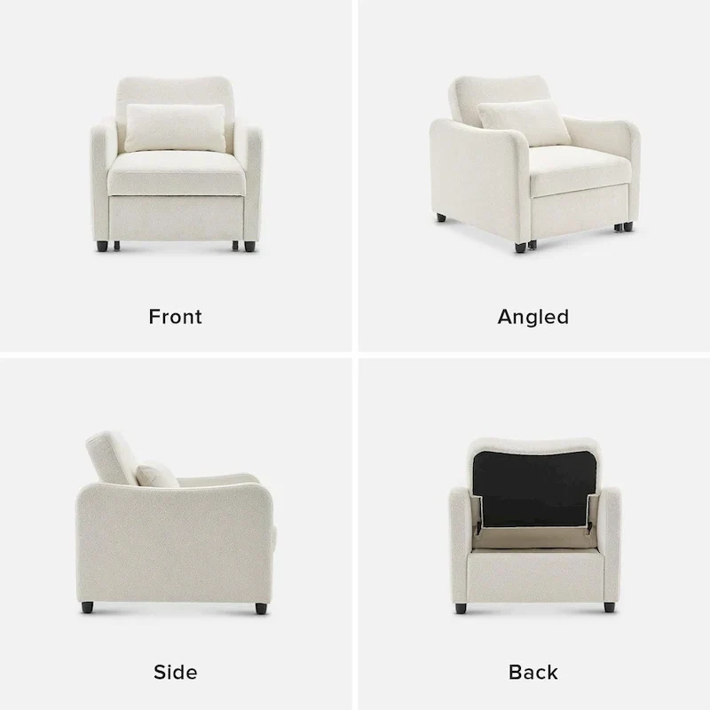 Mopio Sophie 4-in-1 Convertible Sleeper Chair Bed