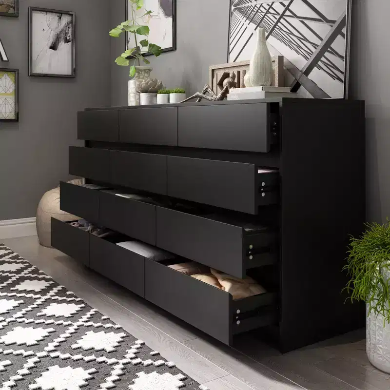 Famapy Modern 12-Drawers Dresser Sleek Chest of Drawers