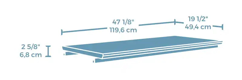 Commercial Grade Office Desk Bridge