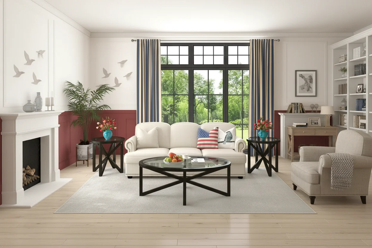 Black / Brown, Round / Oval Tempered Glass Coffee Table with Solid Wood Base