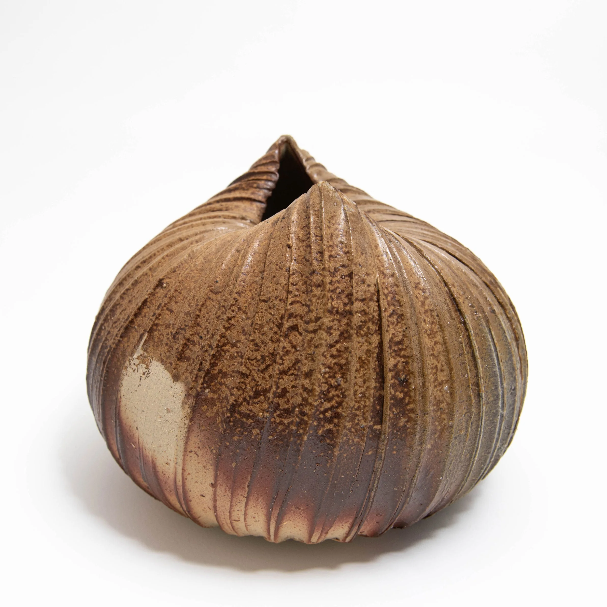 Natural Ash Ridge Jar – Ceramic