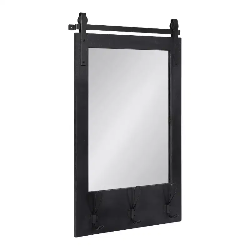 18 x 28 Cates Functional Wall Mirror - Kate & Laurel All Things Decor