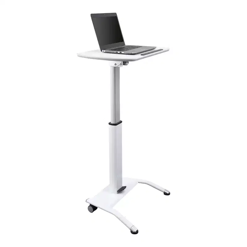 Pneumatic Adjustable Height Tilting Laptop Lectern Podium 25.5