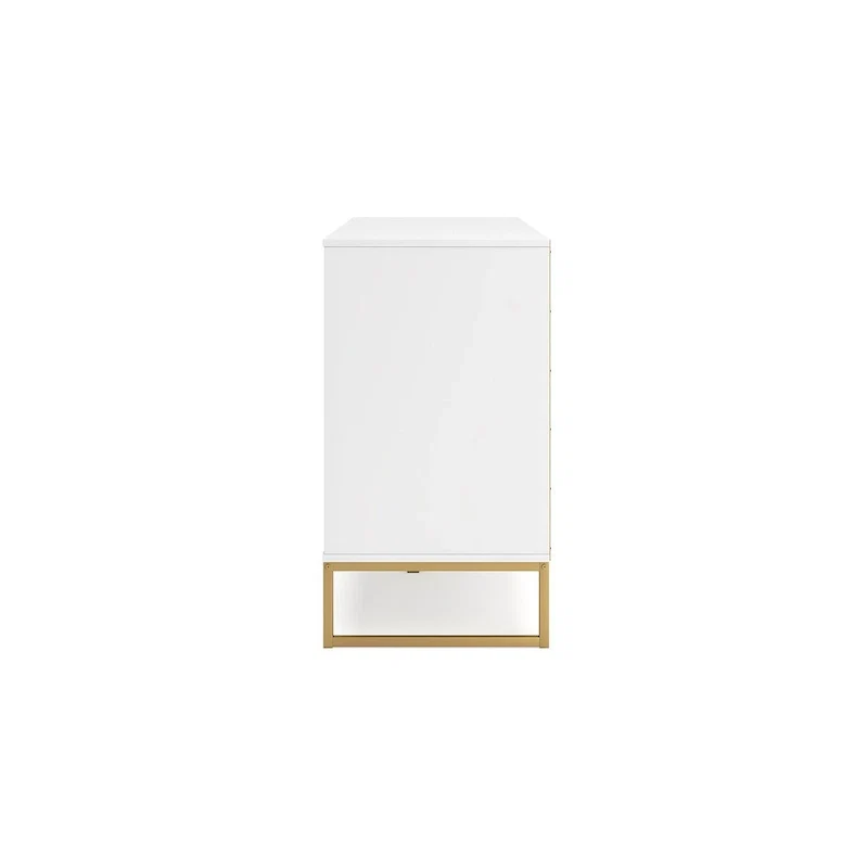 White/Gold Dresser