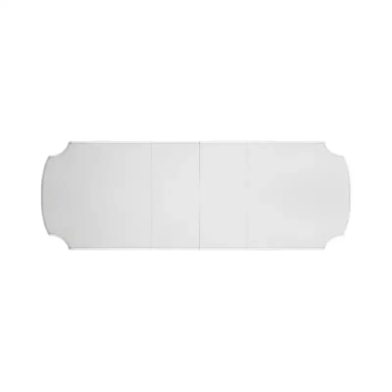 120-Inch Double Pedestal Dining Table - Antique Pearl Finish