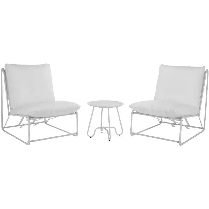 Archie 3 Piece Patio Set - Indoor/Outdoor - PAT9047 - White/Beige - Safavieh