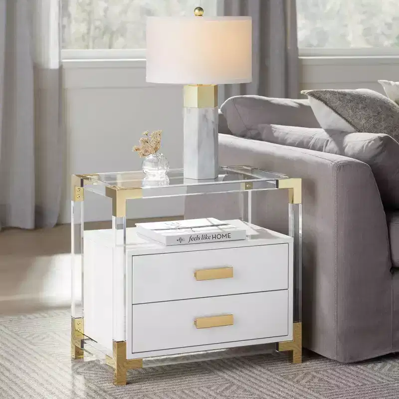 Square Modern Storage Coffee Table – Hidden Compartment, Matte Finish