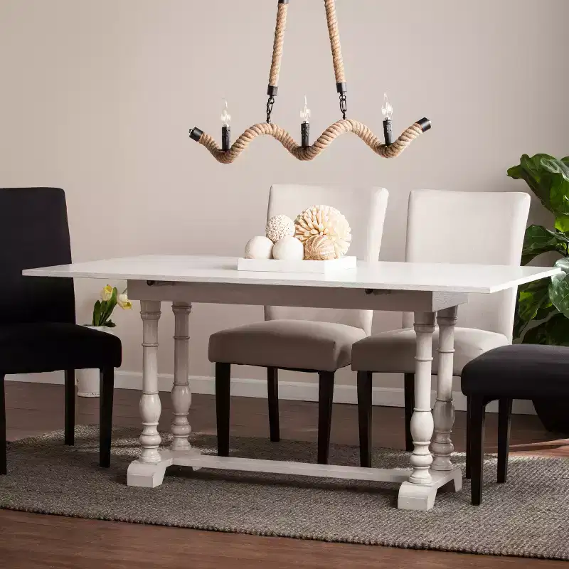Foldable Drop Leaf Dining Table - Space-Saving Kitchen Table for Small Spaces