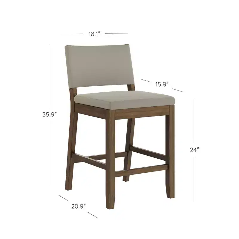 Nathan James Linus Set of 4 Counter Height Barstools