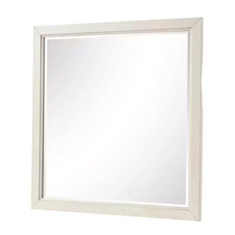 Solid Wood Dresser Mirror with Beveled Glass 38