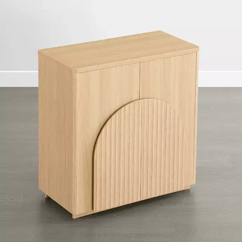 Modern Sideboard Buffet Cabinet with Wave Design