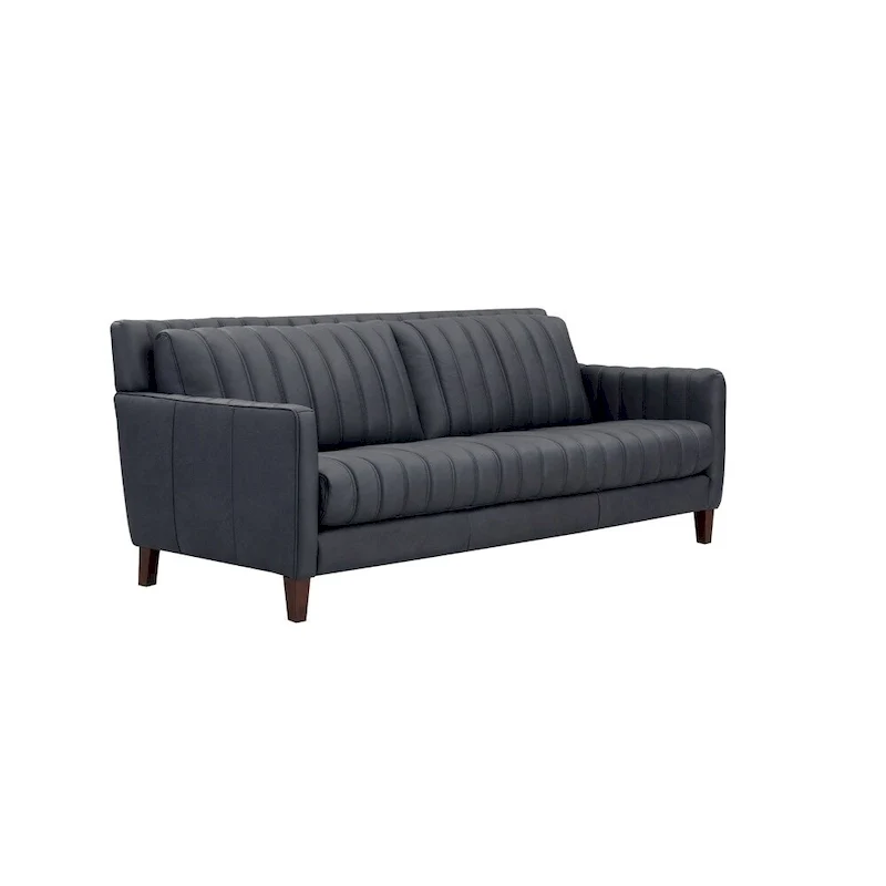 Hydeline Ennis Top Grain Leather Sofa and Chair Set - Sofa, Chair