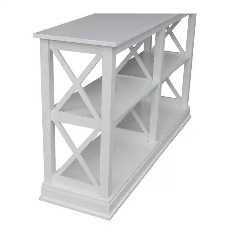 Hampton Sofa Server Table with Shelves - International Concepts