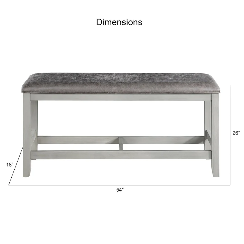 Steve Silver Hasbrook Counter Height Dining Bench