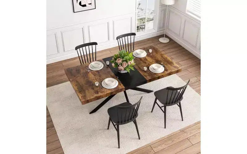 MDF Expandable Dining Table 29.92''H x 70.87''W x 55''D