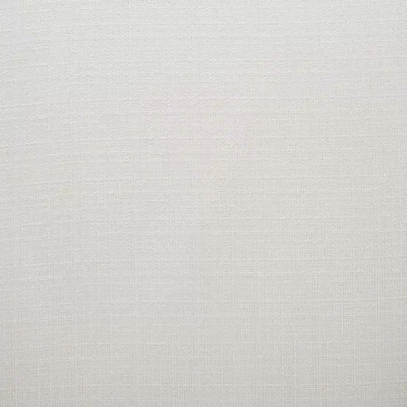 Polyester & Wood Accent Chair — White