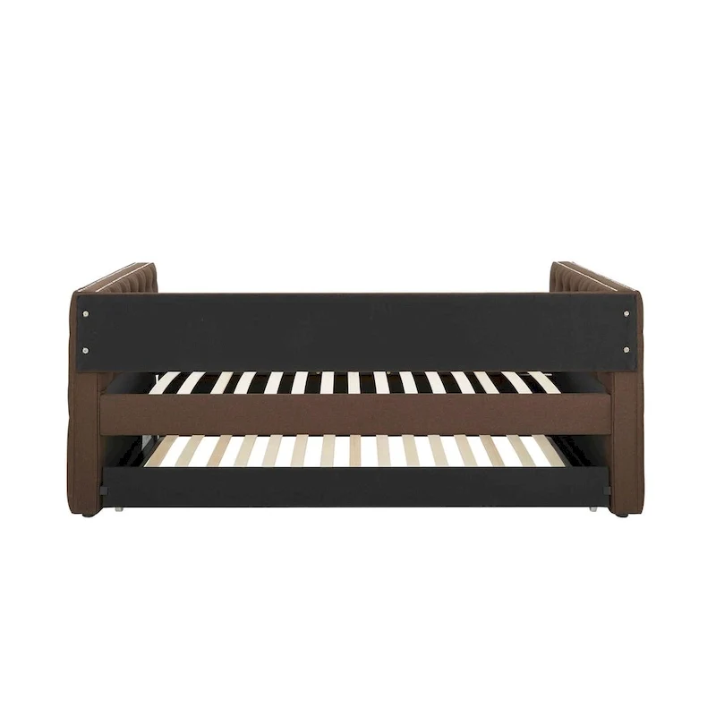 Upholstered Daybed with Trundle