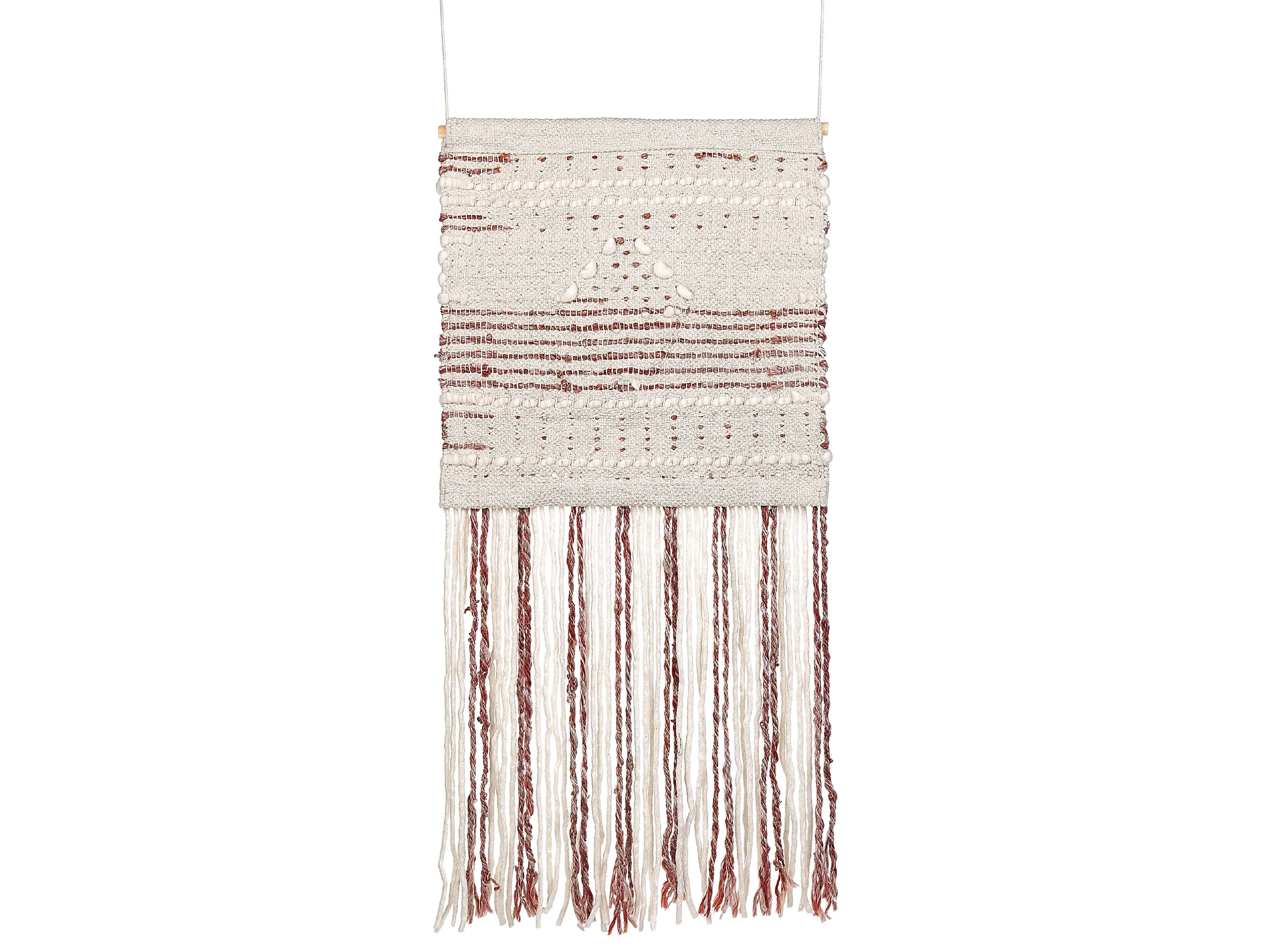 Decorazione da parete in tessuto Lana 90 cm Rosso