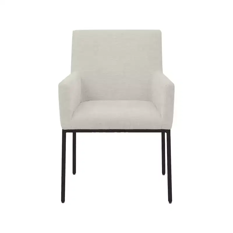 Meridian Furniture,Reeves Chenille Fabric Dining Chair, Set of 2