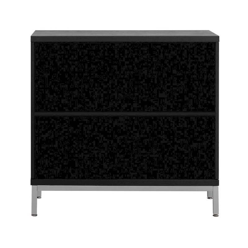 Accent Cabinet with Solid Wood Veneer and Metal Leg Frame - 34L x 15.5W x 31.9H