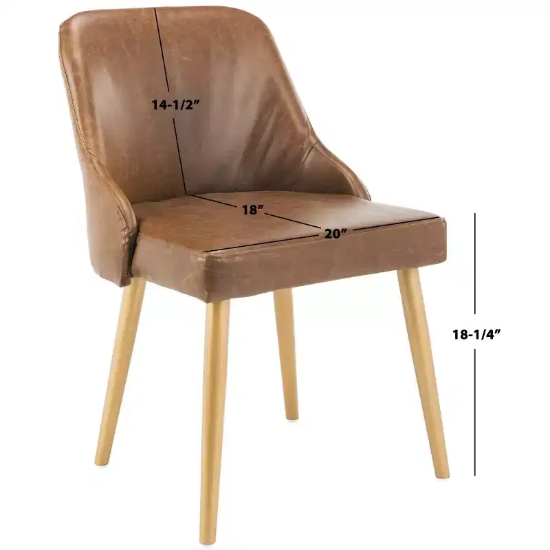 Lulu Upholstered Dining Chair (Set of 2) - DCH6200 - Safavieh
