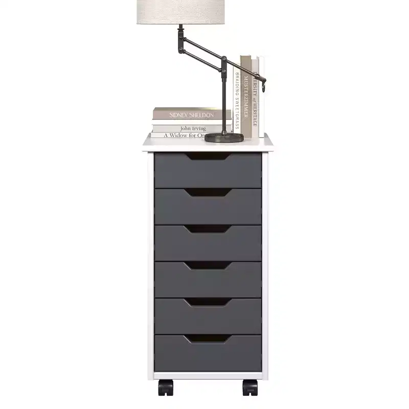 Trendfurn Omnia Narrow 6 Drawer Roll Cart