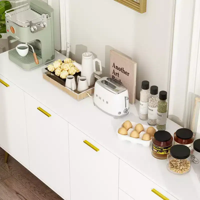 Famapy Modern White Dresser with Drawers - Versatile Furniture