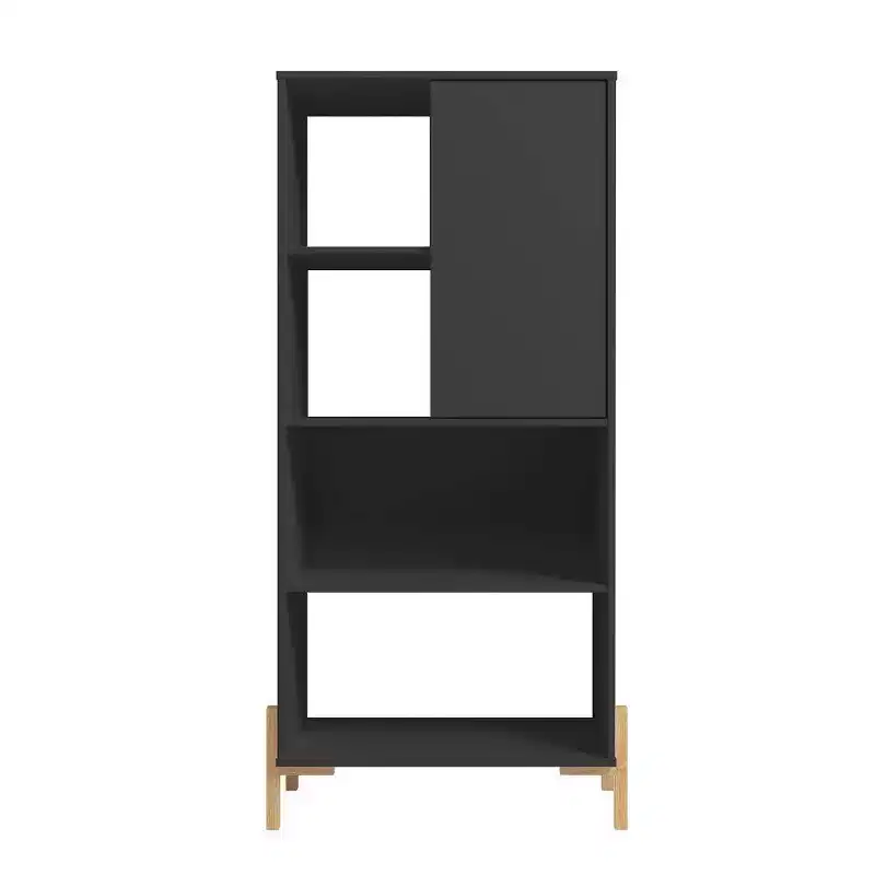 60.43 Bowery 5 Shelf Bookshelf - Manhattan Comfort