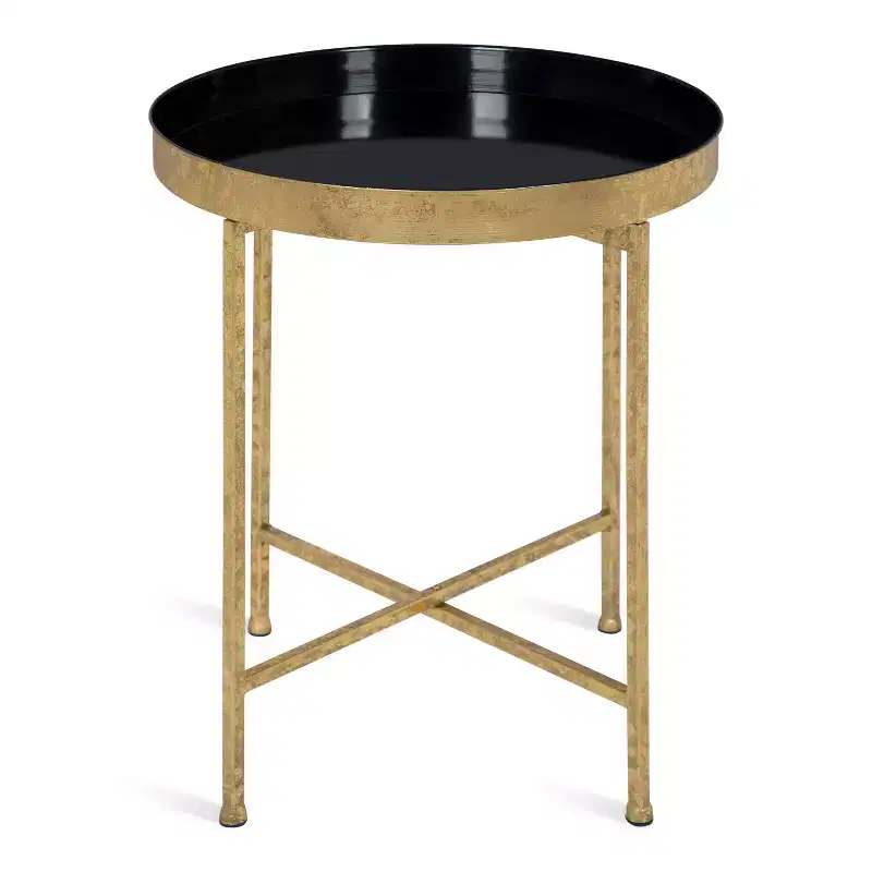 Kate and Laurel Celia Round Metal Side Table