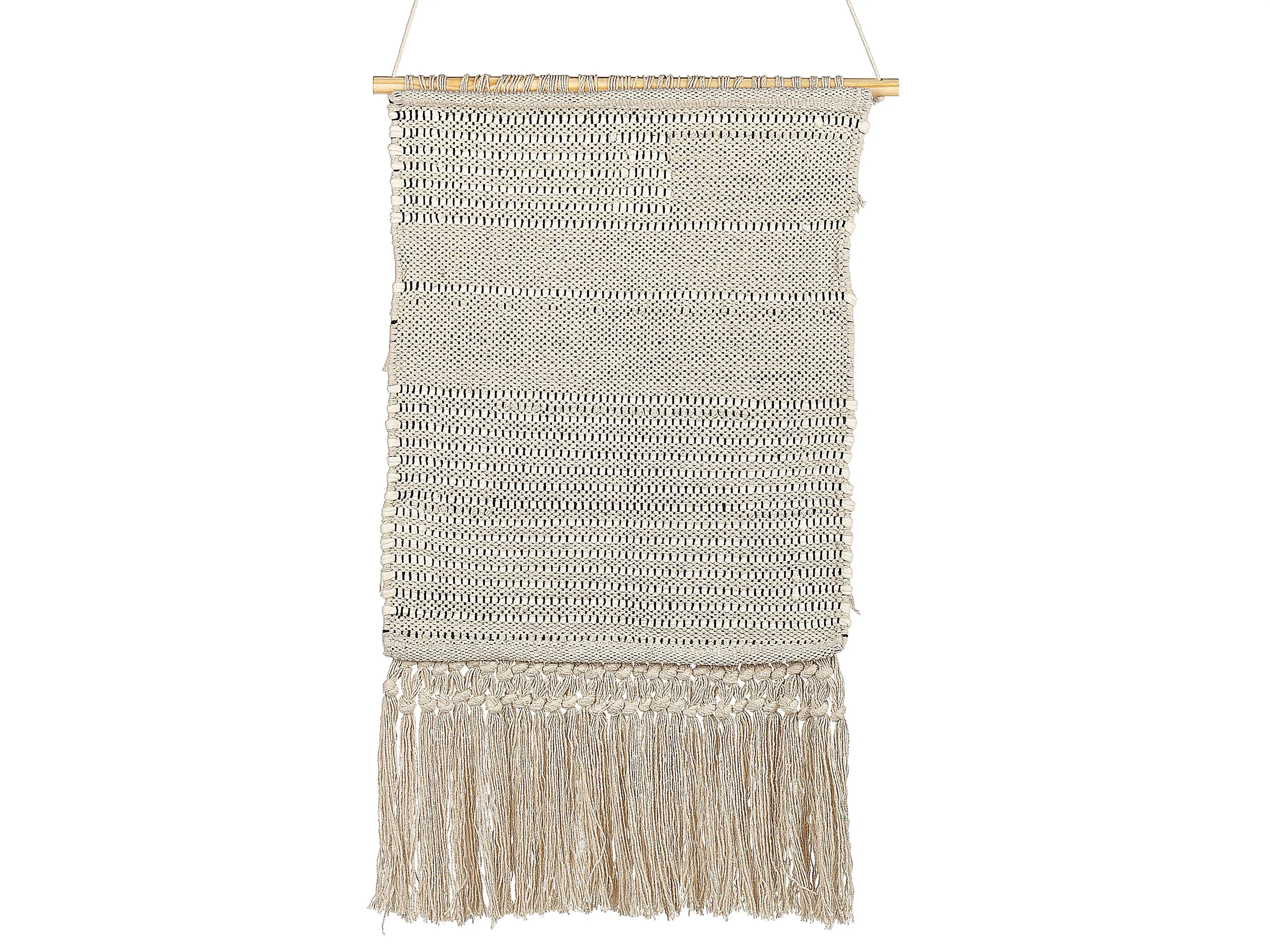 Decorazione da parete in tessuto Cotone 102 cm Beige