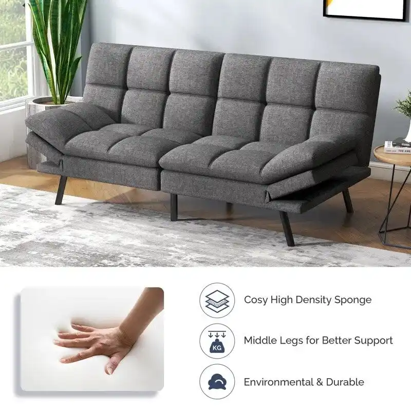 Power Leather Home Theater Recliner Seating — Row of 2