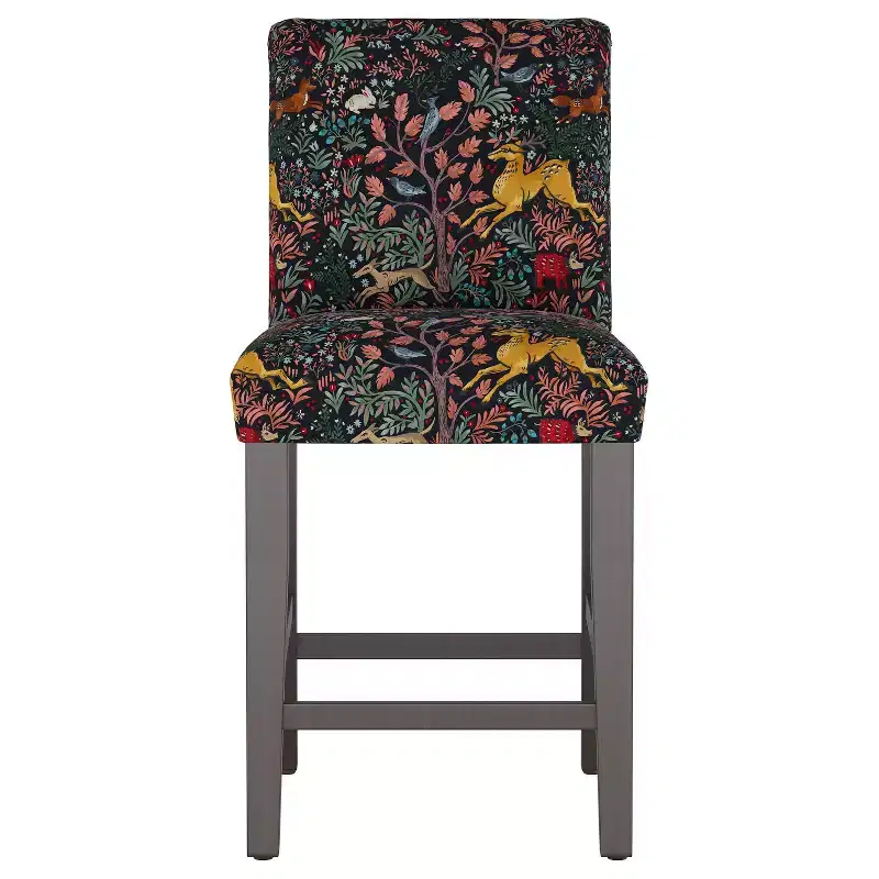 Skyline Furniture Hendrix Patterned Counter Height Barstool
