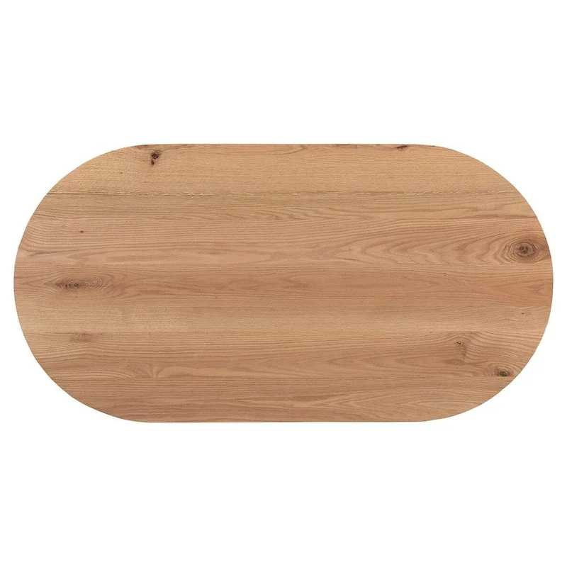 Aurelle Home Tyier Mid-Century Modern Solid Oak Coffee Table - 54 W x 17 H x 28 D