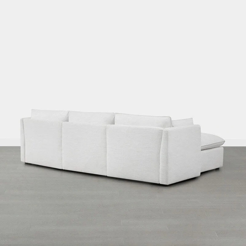 Cypress L-shape Sectional Couches Modular Sofa with Ottoman
