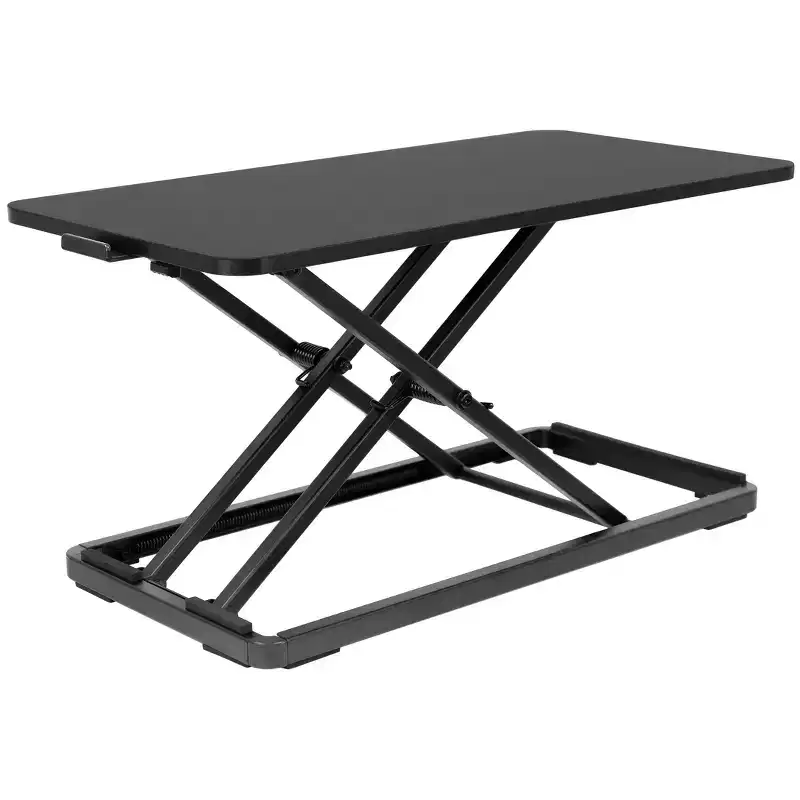 Mount-It! Adjustable Height Standing Keyboard Tray for Desktop, Ergonomic Sit Stand, Ergonomic Lifter for Keyboard and Laptops 23.6 x 11.8 Inch
