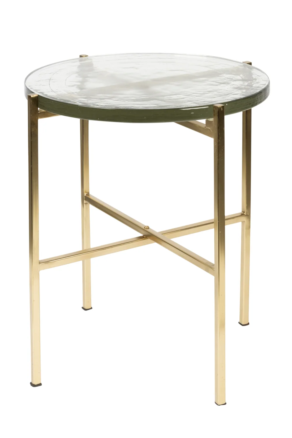 Casted Glass Side Table