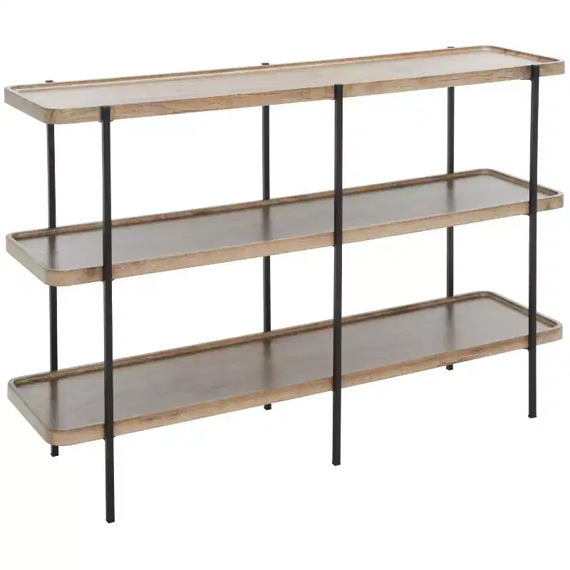 Atwell 2 Shelf Console Table - CNS4204A - Brown - Safavieh