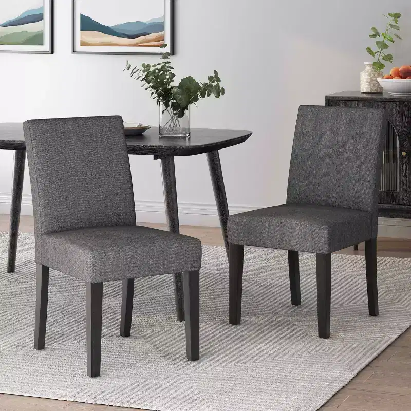 MAYEERTY Classic Dining Chair, Sturdy Frame Comfortable Seat, Dining Room Seating