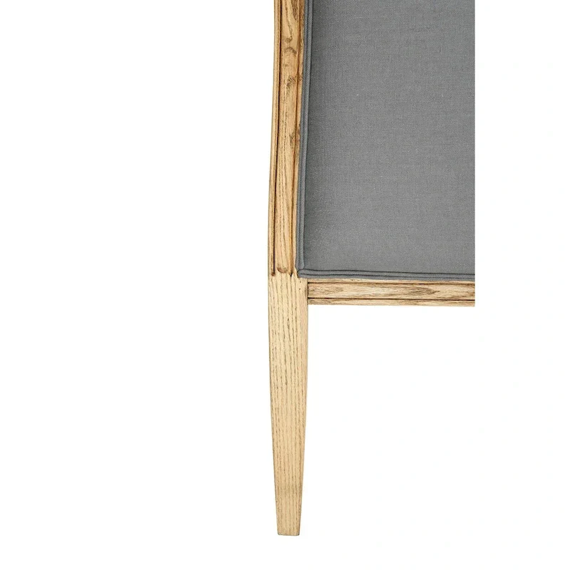 Oak & Linen Headboard