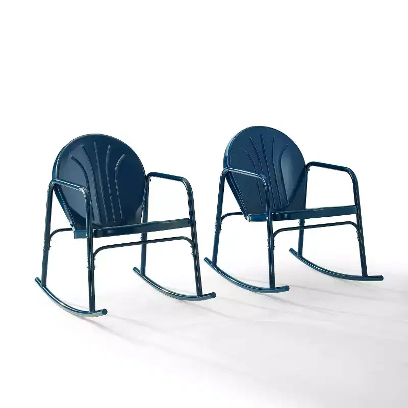 Griffith Set of 2 Metal Rocking Chairs - Crosley
