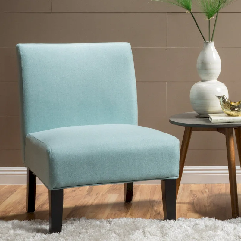 Christopher Knight Home Kassi Modern Fabric Slipper Chair - 22.50 L x 29.50 W x 32.00 H