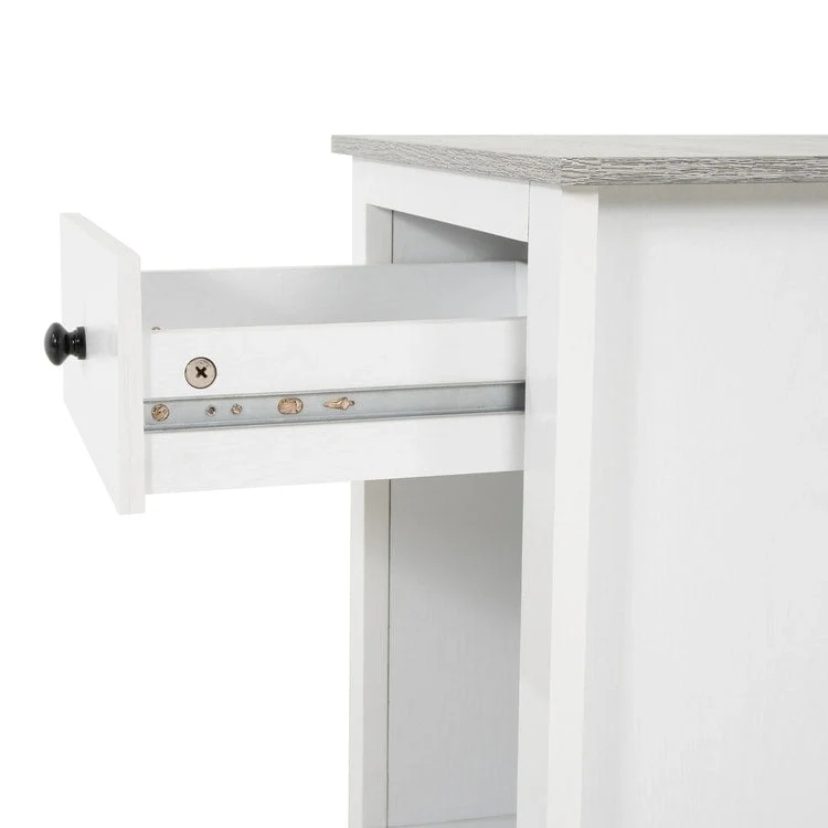 End Table with Drawer and Lower Shelf