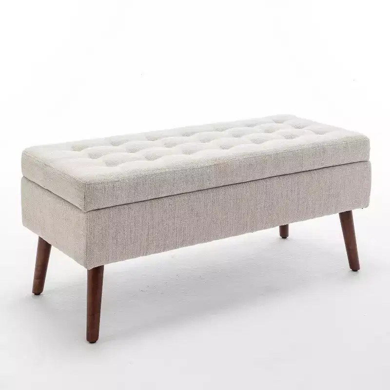 Storage Ottoman Bench for Bedroom End of Bed Bench Foot of Bed Bench Entryway Bench