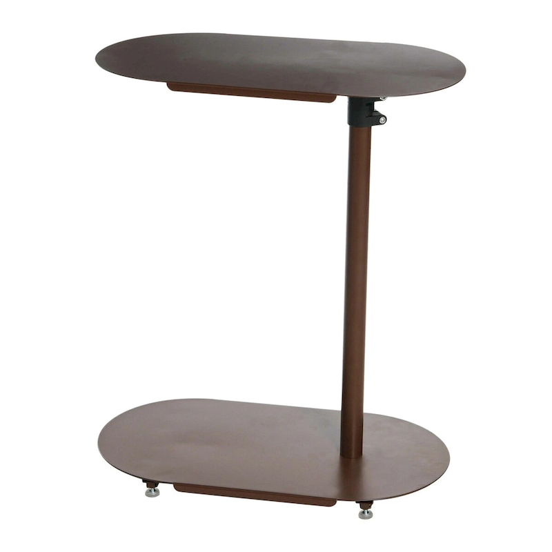 Modern Adjustable C-Shaped End Table - 20.0L x 11.0W x 32.0H