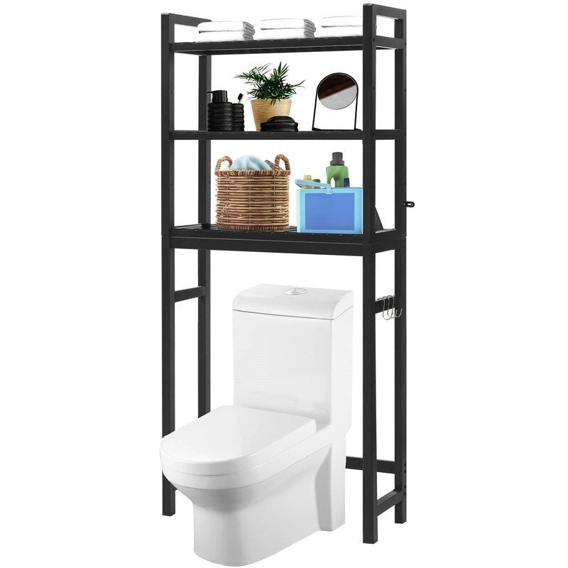 Over the Toilet Storage Cabinet - 10.3D x24.8W x 67H