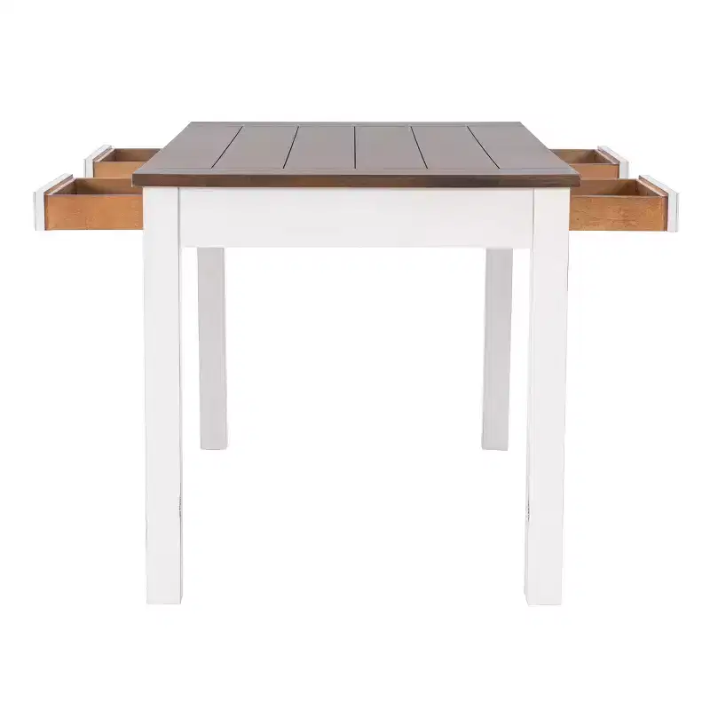 Powell 6pc Bruner Rectangle Counter Height Dining Set White