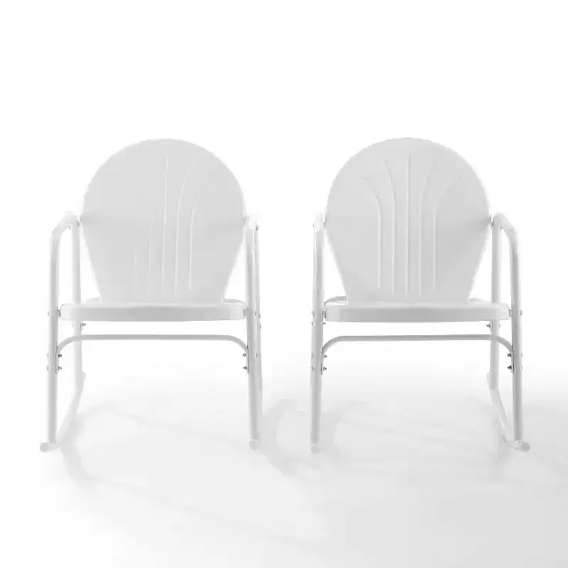 Griffith Set of 2 Metal Rocking Chairs - Crosley